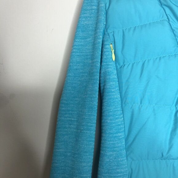 Lululemon Jacket Womens 6 Blue Teal Fluff Off Down Puffer Insulated Coat Hooded - Picture 3 of 12